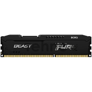 Память оперативная Kingston 4GB 1600MHz DDR3 CL10 DIMM FURY Beast Black