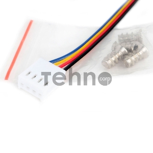 Вентилятор Gembird, 80x80x25, гидродинамический, 4 pin, провод 30 см