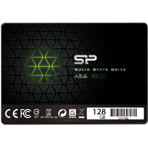 SSD накопитель 2.5 Silicon Power 128GB A56 <SP128GBSS3A56B25> (SATA3, up to 560/530MBs, 3D TLC, Phison, 7mm)