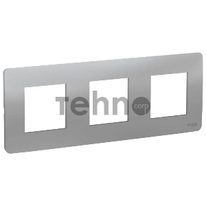 Рамка 3-м UNICA STUDIO алюм. SchE NU200630 Рамка 3-м UNICA STUDIO алюм. SchE NU200630