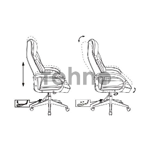 Кресло игровое Бюрократ VIKING 3 AERO BLUE черный/синий искусст.кожа/ткань