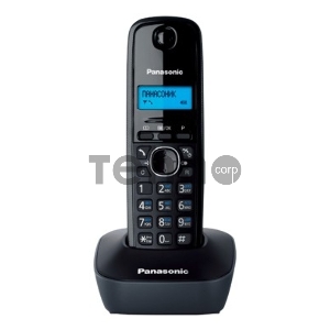 Телефон Panasonic KX-TG1611RUH (серый) {АОН, Caller ID,12 мелодий звонка,подсветка дисплея,поиск трубки}
