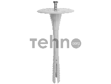 Дюбель для изоляционных материалов полипропиленовый, металлический стержень, 10 x 180 мм, 200 шт, ЗУБР