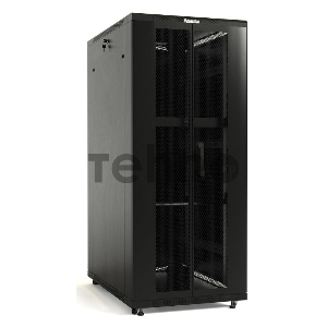 Шкаф напольный 19дюйм 42U 2055х800х1000мм TTB-4281-DD-RAL9004 перф. двери черн. Hyperline 392684