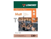 Фотобумага Lomond 0102069 A5/230г/м2/50л./белый матовое для струйной печати