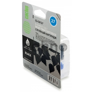Картридж струйный Cactus CS-C8727 черный для №27 HP DeskJet 3320/3325/3420/3425/3520 (20ml)