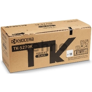 Тонер-картридж Kyocera TK-5270K (1T02TV0NL0) черный для M6230cidn/M6630cidn/P6230cdn 8000 стр