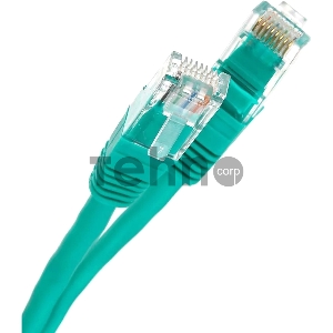 Патчкорд литой Telecom UTP кат.5е 1,5м зеленый