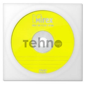 Диск DVD-R Mirex 4.7 Gb, 16x, Бум.конверт (1), (1/600)