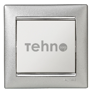 Электроустановочные изделия Legrand Legrand 770351 Рамка Valena - Алюминий/Серебряный штрих - одноместная