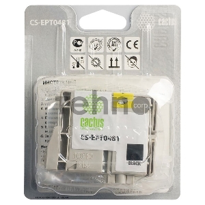 Картридж струйный Cactus CS-EPT0481 черный для Epson Photo R200 R220 R300 R320 (14,4ml)