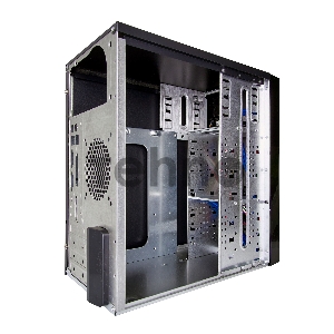 Корпус Exegate EX277436RUS Minitower MA-371X Black, mATX <UN450, 120mm> 2*USB+2*USB3.0, Audio