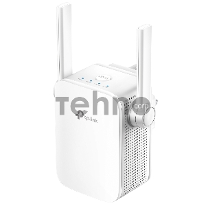 Усилитель TP-Link Wi-Fi AC750 Wi-Fi Range Extender, Wall Plugged,  433Mbps at 5GHz + 300Mbps at 2.4GHz, 802.11ac/a/b/g/n, 1 10/100M LAN, WPS button, 2 fixed antennas поставляется без кабеля RJ-45