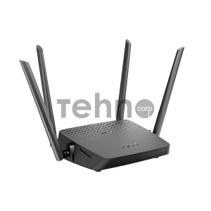 Беспроводной двухдиапазонный гигабитный маршрутизатор D-Link DIR-825/RU/R5A AC1200 Wave 2 с поддержкой MU-MIMO, EasyMesh, 3G/LTE и USB-портом (0465734)