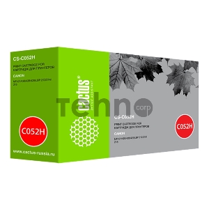 Тонер Картридж Cactus CS-C052H черный (9200стр.) для Canon Canon MF421/426/428/429; LBP 212/214/215