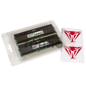 Модуль памяти Patriot DIMM DDR3 VIPER3 8Gb KIT (4GbX2) 1600MHz CL9 [PV38G160C9K] Black
