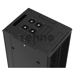 Шкаф напольный 19дюйм 42U 2055х800х1000мм TTB-4281-DD-RAL9004 перф. двери черн. Hyperline 392684