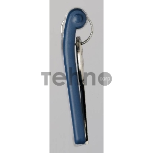 Брелок для ключей Durable 1957-07 инфо-окно синий (упак.:6шт) пластиковый пакет