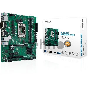 Материнская плата Asus PRO H610M-C-CSM Soc-1700 Intel H610 2xDDR5 mATX AC`97 8ch(7.1) GbLAN+VGA+DVI+HDMI+DP