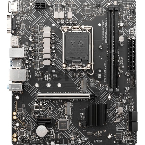 Материнская плата MSI PRO H610M-G Soc-1700 Intel H610 2xDDR5 mATX AC`97 8ch(7.1) GbLAN+VGA+HDMI+DP