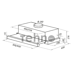 Вытяжка MAUNFELD VS FAST (GLASS) 60 БЕЛЫЙ