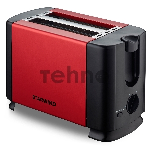 Тостер Starwind ST1102 700Вт красный/черный