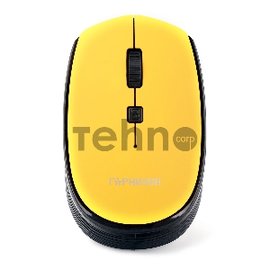 Мышь беспроводная Гарнизон GMW-550-1, жёлтый, 1000 DPI, 2 кн.+ колесо-кнопка