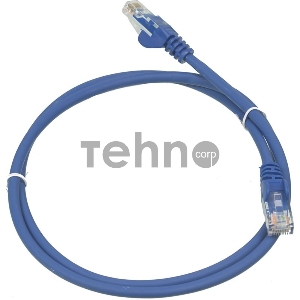 Кабель Патч-корд Lanmaster UTP LAN-PC45/U5E-1.0-BL вилка RJ-45-вилка RJ-45 кат.5е 1м синий LSZH (уп.:1шт)