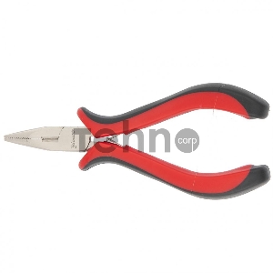 Утконосы MATRIX 17810  длинногубцы mini 130мм Ni прямые авторазжим двухкомпонентные рукоятки