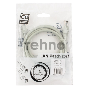 Патч-корд медный UTP Cablexpert PP10-1.5M кат.5e, 1.5м, литой, многожильный (серый)