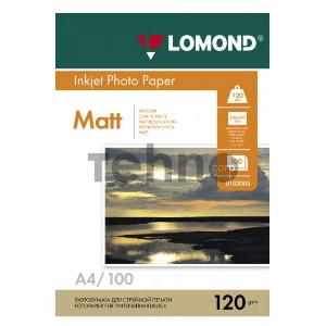 Фотобумага LOMOND Односторонняя Матовая A4/120/100л. Фотобумага LOMOND Односторонняя Матовая A4/120/100л.
