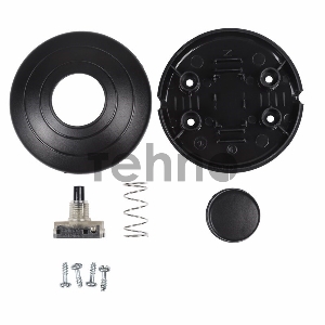 Выключатель-кнопка 250V 2А ON-OFF (напольная - для лампы)  REXANT