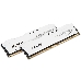 Модуль памяти Kingston DIMM DDR3 8GB (PC3-12800) 1600MHz Kit (2 x 4GB)  HX316C10FWK2/8 HyperX Fury Series CL10 White, фото 3