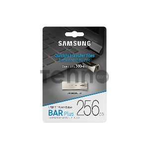 Флеш диск  256GB USB Drive <USB 3.1> Samsung BAR Plus (up to 300Mb/s) (MUF-256BE3/APC)
