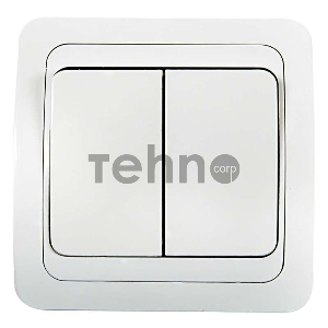 Выключатель 2-кл. CLASSICO 2023 бел. ASD / IN HOME 4680005959860