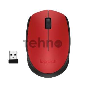 Мышь 910-004641 Logitech Wireless Mouse M171, Red