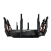 Маршрутизатор ASUS GT-AX11000 Tri-band WiFi 6(802.11ax) Gaming Router –World's first 10 Gigabit Wi-Fi router with a quad-core processor, 2.5G gaming port, DFS band, wtfast, Adaptive QoS, AiMesh for mesh wifi system, фото 9