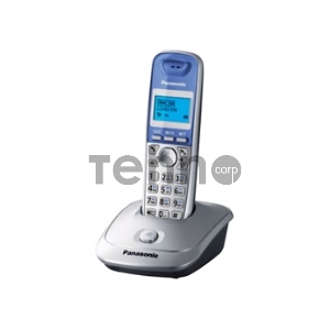 Телефон Panasonic KX-TG2511RUS (серебристый) {АОН, Caller ID,спикерфон на трубке,переход в Эко режим одним нажатием}
