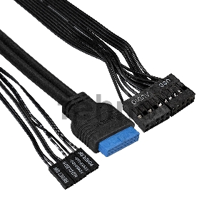 Корпус Miditower ExeGate XP-340U-XP600 (ATX, XP600 с вент. 12см, 1*USB+2*USB3.0, аудио)