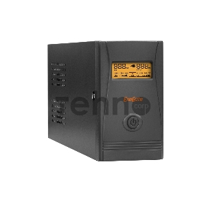 Источник бесперебойного питания ExeGate EP285561RUS Power Smart ULB-650.LCD.AVR.EURO.RJ.USB<650VA/360W, LCD, AVR, 2 евророзетки, RJ45/11, USB, Black>