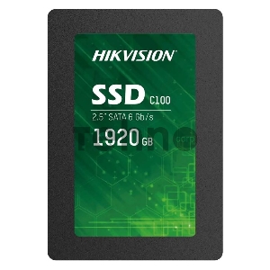 Накопитель SSD 2.5; 1920GB Hikvision C100 Client SSD [HS-SSD-C100/1920G] SATA 6Gb/s, 560/520, IOPS 78/76K, MTBF 2M, 3D NAND TLC, 640TBW, 0,3DWPD, RTL (678562)