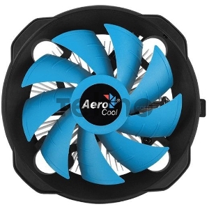 Кулер CPU Aerocool BAS U-3P (универсальный, 110W, 26 dB, 1800 rpm, 120мм, 3pin) RTL