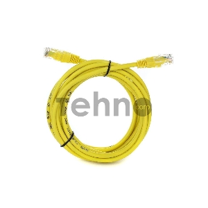 Патч-корд литой Telecom UTP кат.5е 3,0м желтый