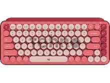Клавиатура беспроводная Logitech POP KEYS, Heartbreaker Rose (M/N: YR0080/CU0021)