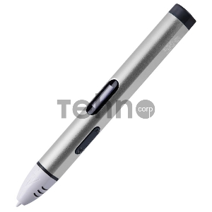 Ручка 3D Cactus CS-3D-PEN-G-SL PLA ABS LCD серебристый