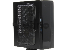 Корпус Powerman <EQ101BK> slim ATX 200W Black [6117857] (8cm Fan, 2* USB 3.0, Audio, PM-200ATX-PRO APFC)