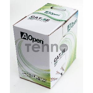 Кабель Aopen/Qust Кабель UTP кат. 5e 4 пары (305м) 0.4мм, медный 6938510882561 Кабель Aopen/Qust Кабель UTP кат. 5e 4 пары (305м) 0.4мм, медный 6938510882561