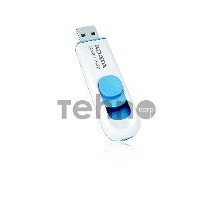 Флеш Диск AData 16Gb C008 AC008-16G-RWE USB2.0 белый