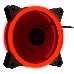 Вентилятор Aerocool REV Red , 120x120x25мм, цвет светодиодов : красный, подсветка в виде двойного кольца, 3+4-Pin, 1200 об/мин, 41,3 CFM, 15,1 дБА, фото 14