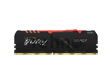 Оперативная память Kingston DRAM 32GB 3200MHz DDR4 CL16 DIMM FURY Beast RGB EAN: 740617319125